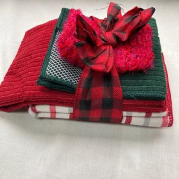 5 Piece Dish Scrubby, Drying Mat, Towel, Dish Towel Gift Set - Picture 6 of 9